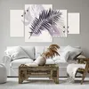 Bild auf Leinwand - Leinwandbild - 4 Teile - Grafiken Blatt Produktbild-Vorschau 6