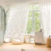 2 Stück Voile Spitze Vorhang,Weiß Produktbild-Vorschau 2
