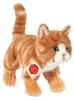 Teddy-Hermann Teddy Hermann Chat debout, tigré rouge, 20 cm Voir les images du produit 1