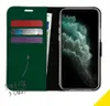 Accezz Wallet TPU Klapphülle iPhone 12 (Pro) - Grün Produktbild-Vorschau 3