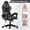 Chaise de jeu ergonomique - coussin lombaire + appui-tête - Voir les images du produit 3