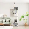 vidaXL Drapak dla kota wysoki kremowy 277-303 cm Podgląd zdjęcia produktu 10