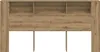 vidaXL Čelo postele s policami Artisan dub 200x18,5x102,5 Náhľad obrázku produktu 4