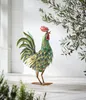 Dehner Dekofigur Hahn, handgefertigte Gartenfigur, Produktbild-Vorschau 2