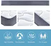A collage of mattress images and feature icons. Produktbild-Vorschau