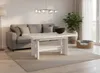 Couchtisch mit Funktionen, Sofatisch Dario - Weiß Hochglanz Produktbild-Vorschau 2