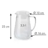Tescoma Džbán TEO 2,5 l, červená Náhled obrázku produktu 3