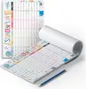 itenga Stundenplan Block 25 Blatt Motiv Doodles DIN A4 Produktbild-Vorschau 1
