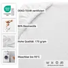 Frottier-Spannbetttuch 80% Baumwolle 20%, 100x200 cm, weiß Produktbild-Vorschau 2