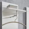 Garderobenpaneel DANARO-01, 30x152x23cm, Hochglanz weiß Produktbild-Vorschau 2