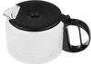 A coffee pot with a black lid and handle on a white background. Anteprima dell’immagine prodotto