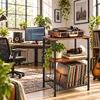 Relaxdays Plattenspieler Tisch, 3 Ebenen, Industrial, Produktbild-Vorschau 3