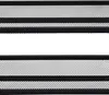 Two black mesh shelves with black frames, isolated on a white background. Podgląd zdjęcia produktu