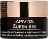 A close-up studio shot of a jar of Apivita Queen Bee eye cream. Náhled obrázku produktu
