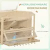 PawHut Kleintierkäfig Nagerkäfig Hamsterkäfig mit Rampe Produktbild-Vorschau 7