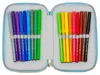 Astuccio Triplio Per Scuola, Con Tre Scomparti E Accessori Anteprima dell’immagine prodotto 4