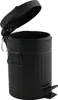 MSV Treteimer fur Bad/Toilette - schwarz - 3L - 17 x 26 cm Produktbild-Vorschau 5