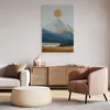 Muralo Leinwandbild Canvas für Esszimmer BERGE Sonne Wald Produktbild-Vorschau 6