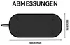 Auto Sonnenschutz für Heckscheibe 100×50 cm, faltbare Produktbild-Vorschau 7