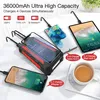Feegar Solar Powerbank, 36000mah Wireless Power Bank Solar Podgląd zdjęcia produktu 11