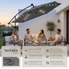 tectake® slunečník Artemis 3 x 3 m, otočný o 360° s Náhled obrázku produktu 2