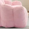 Puf Lotus 110 x 110 cm – kompaktowa sofa w kolorze różowym, Podgląd zdjęcia produktu 7