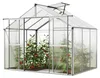 Gewächshaus Orchidee 3 Alu-Rahmen 256x192 cm Polycarbonat Produktbild-Vorschau 1