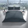 Bettwäsche Set Baumwolle Jersey 155x220 cm Anthrazit Produktbild-Vorschau 2