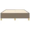 Bettgestell ohne Matratze Taupe 140x190 cm Stoff Produktbild-Vorschau 4