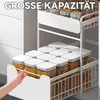 Unterschrank Organizer küchenschrank mit 2 Etagen Produktbild-Vorschau 4