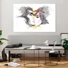 Bilder auf glas - Paar Küssen Abstraktion - 120x80cm - Produktbild-Vorschau 6