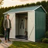 Geräteschuppen Gerätehaus Metall Gartenhaus Satteldach Produktbild-Vorschau 9