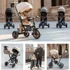 Qplay Comfo Max 6 In 1 Passeggino a Tre Ruote Beige Beige Anteprima dell’immagine prodotto 2