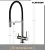 KLARWERK® Lana | Flex 3-Wege Armatur Edelstahl Gold Produktbild-Vorschau 7