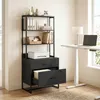 HOMCOM archiefkast, afsluitbaar, kantoorkast, metalen, met Productafbeelding-voorbeeld 2