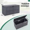 KOMFOTTEU 455 L wetterfeste Auflagenbox, abschließbare Produktbild-Vorschau 3