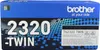 čierny toner brother TN-2320TWIN, sada 2 ks Náhľad obrázku produktu 5