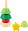 Small Foot - Tour à empiler en bois figurine de Noël, par Voir les images du produit 3
