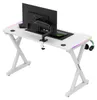 HUZARO Gaming Bureau Hero 2.3 RGB, wit Productafbeelding-voorbeeld 3