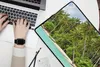 MuchoWow® Laptop Hülle 17 Zoll Laptoptasche Palme - Meer - Produktbild-Vorschau 2
