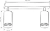 Kinkiet PARIS czarny 2xGU10x10W aluminium wym:16x26x5,5cm Podgląd zdjęcia produktu 9