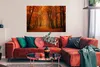 MuchoWow® Poster Herbst - Rot - Wald 120x80 cm - Bilder Produktbild-Vorschau 2
