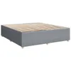 Boxspringbett mit Matratze Hellgrau 200x200 cm Stoff Produktbild-Vorschau 10