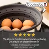 Coolinato colino pieghevole in silicone 24 cm verde Anteprima dell’immagine prodotto 7