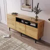MODFU Buffet Contemporain avec 3 Portes et Tiroirs, Bahut Voir les images du produit 2