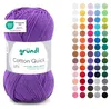 Gründl Coton quick uni,50g.100%coton,mercerisé,fil à Voir les images du produit 1