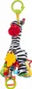A baby toy shaped like a zebra with various attached toys. Podgląd zdjęcia produktu