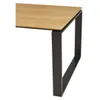 Martinus Gartentisch 100x210cm schwarz,Teak Nachbildung. Produktbild-Vorschau 3