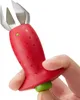 Erdbeerstrunkentferner, Edelstahl mit rutschfestem Griff, Produktbild-Vorschau 3