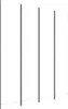 Five tall, thin, dark gray vertical poles are arranged in a row against a white background. A thin, light gray horizontal line connects the bases of the poles. Náhled obrázku produktu